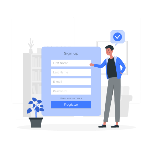 Register an account